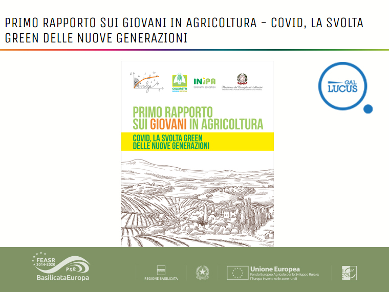 PRIMO RAPPORTO SUI GIOVANI IN AGRICOLTURA – COVID, LA SVOLTA GREEN DELLE NUOVE GENERAZIONI