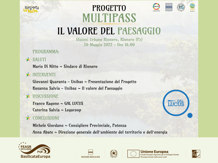 Progetto MULTIPASS – Il Valore del Paesaggio