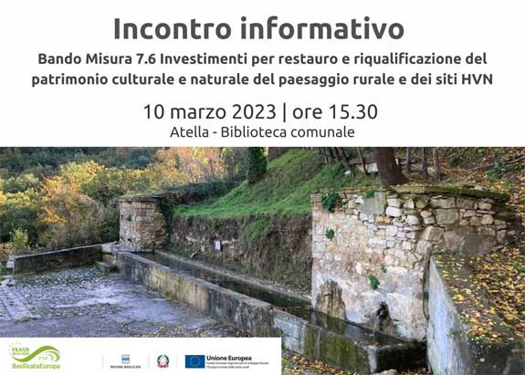 INCONTRO INFORMATIVO – 10 MARZO 2023